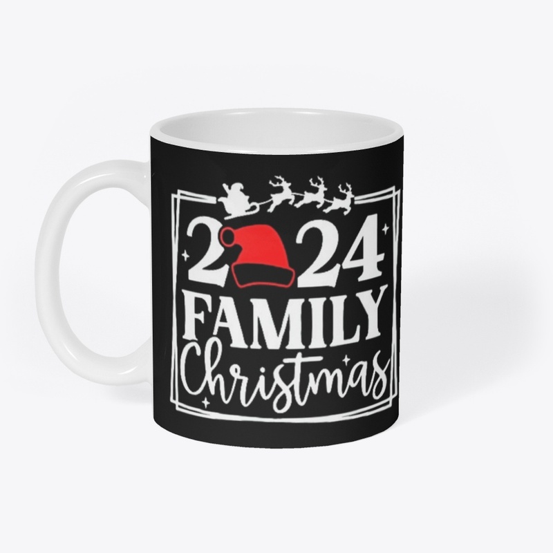 "2024 Family Christmas" design print 🎄