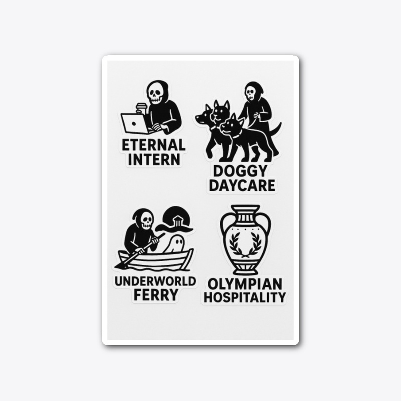 The eternal intern sticker pack