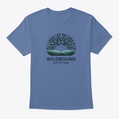 Wildbound Outfitters  Denim Blue T-Shirt Front