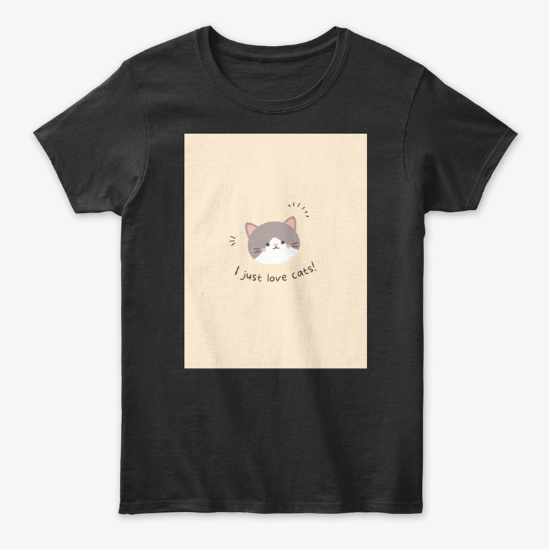 Cat lover heavy tee