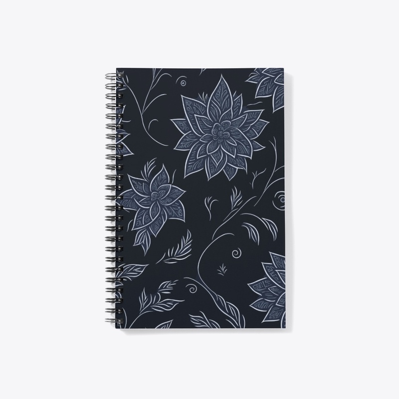 Floral Dark And Light Pattern