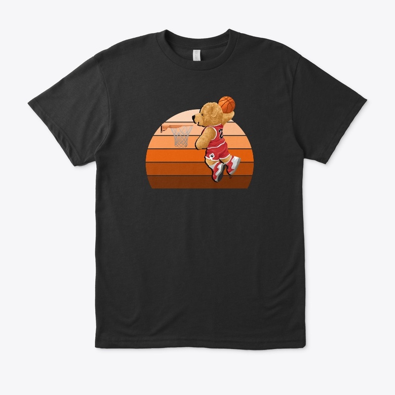 Toy Bear Basketball Sunset Sports