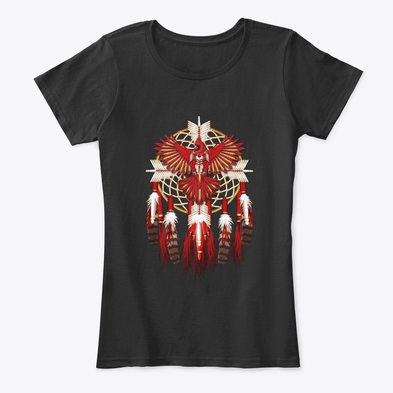 Red Native American Eagle