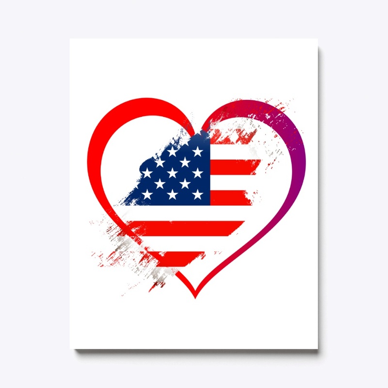 American Heart Flag Tee