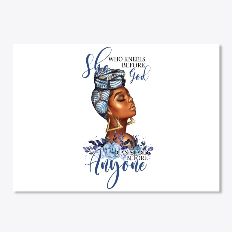 Black Women-kneeling before god