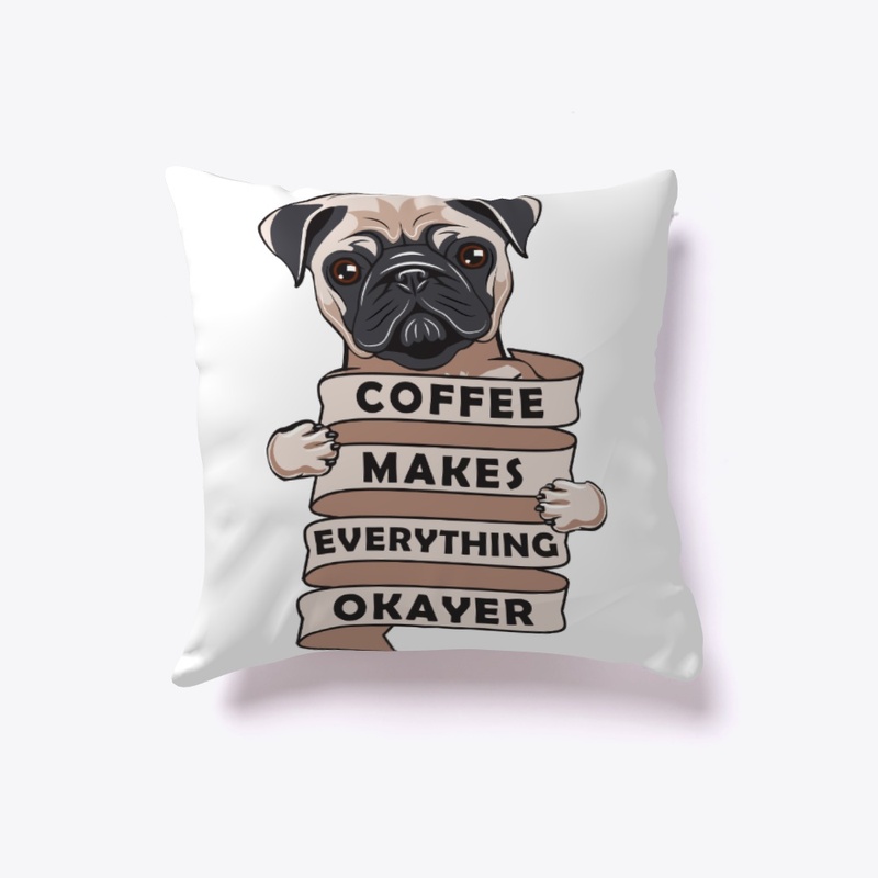 coffee | pugs | shirt | dog | pets 