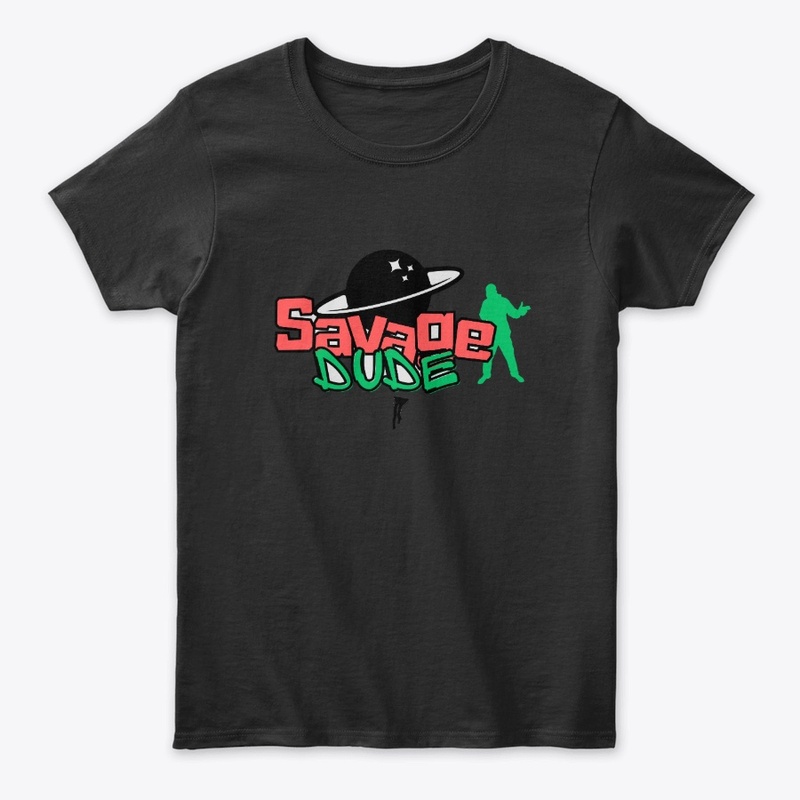 Savage Dude – Urban Grunge Graphic Tee