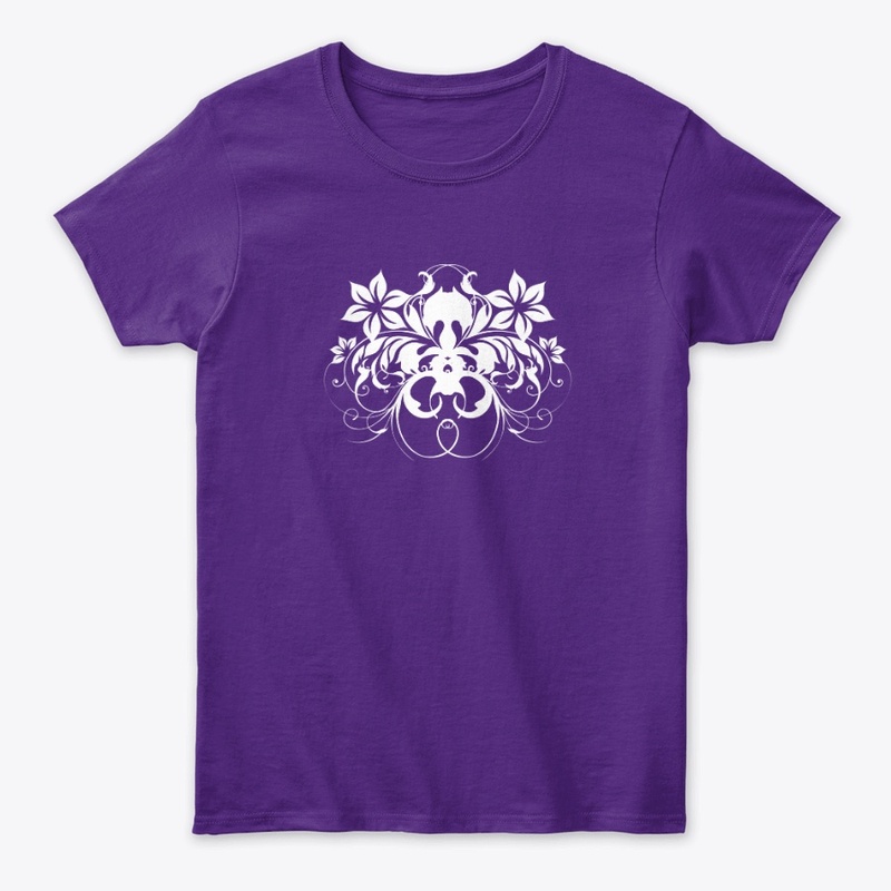 Flower design t-shirt