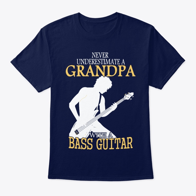 Bass Guitar Grandpa - FRONT