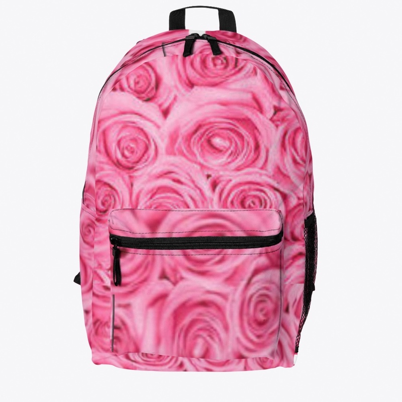 Back pack with flower print