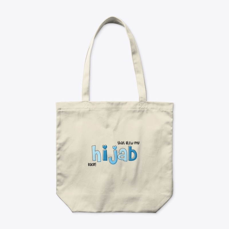 That Blew My Hijab Back - blue