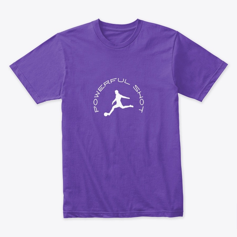 Soccer: Powerful Shot 3 White Logo