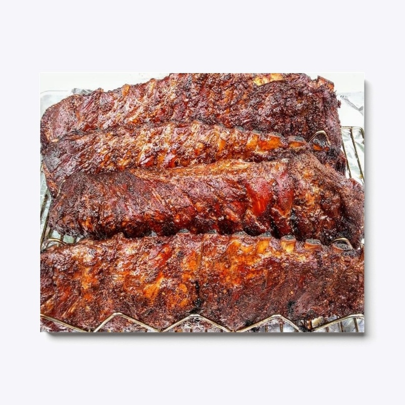 BBQ Smoked Ribs Canvas