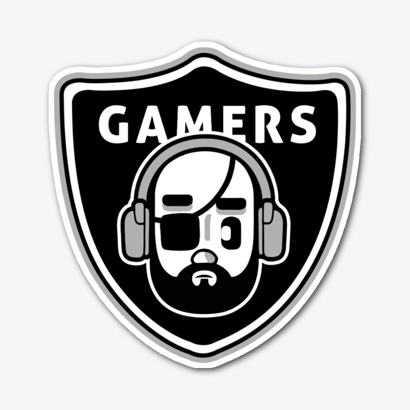 Gamers Shield Die Cut Sticker