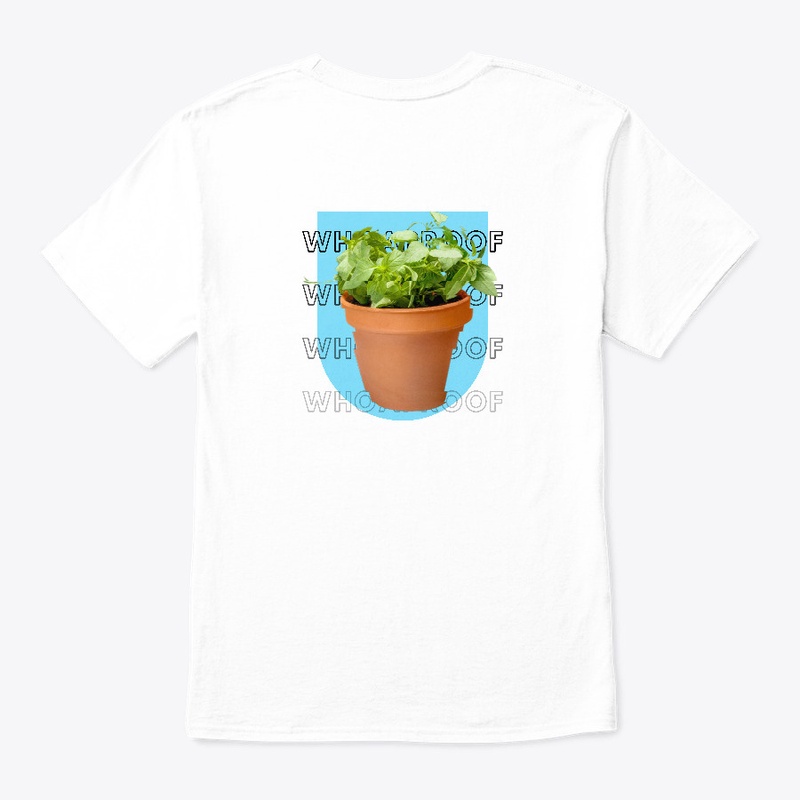 Whoaproof Ocimum basil, Blue background