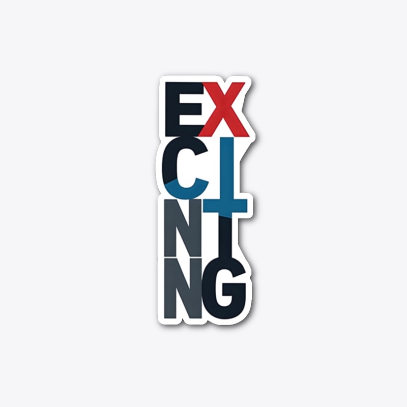 Classic Crew Neck Exciting font