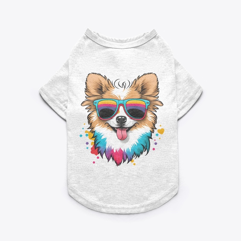 Illustrated dog design