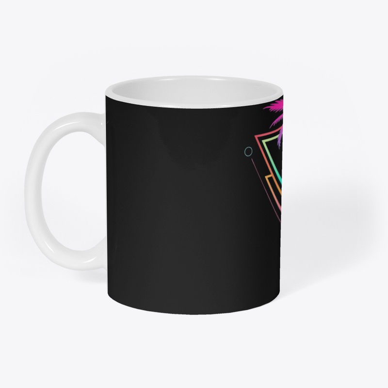 Retro 1980s 1990s Vaporwave Palm Trees