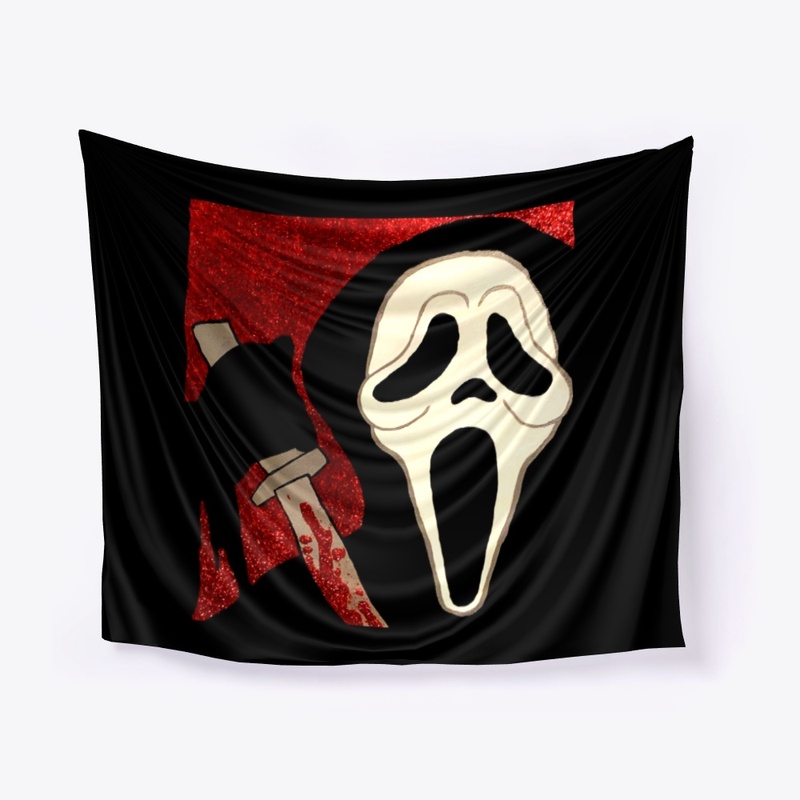 Ghostface Scream Portrait Painting