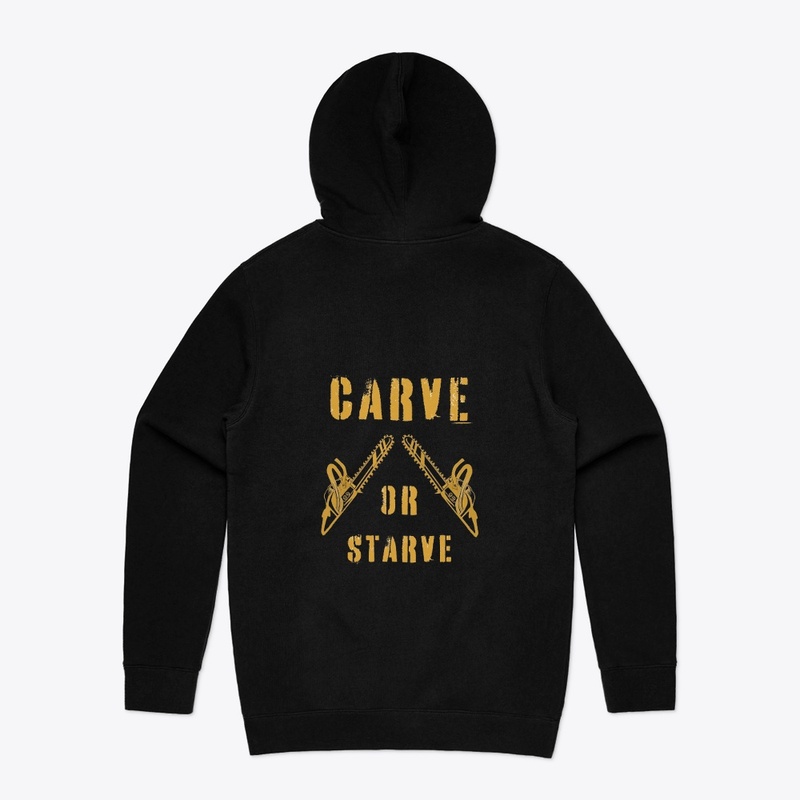 carve or starve black and gold