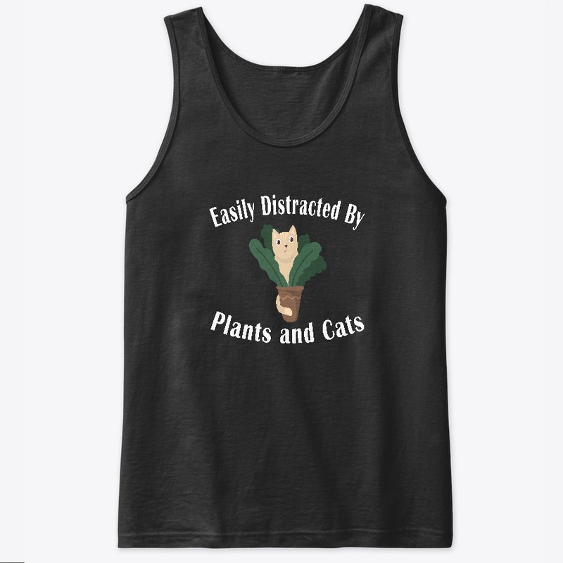 CUTE TEE DESIGN FOR PLANT AND CAT LOVER