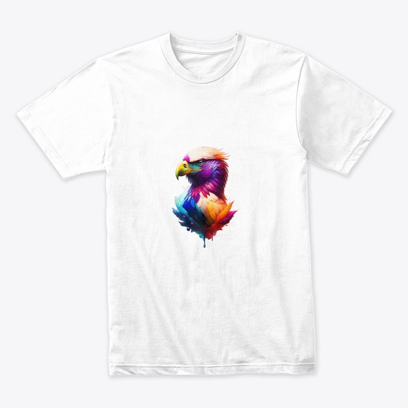 Eagle Head Splash Art T-Shirt