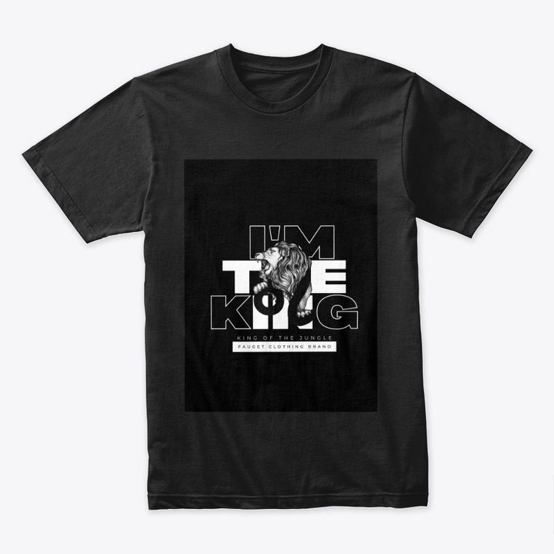 I Am The King Lion HD-Graphics T-shirt