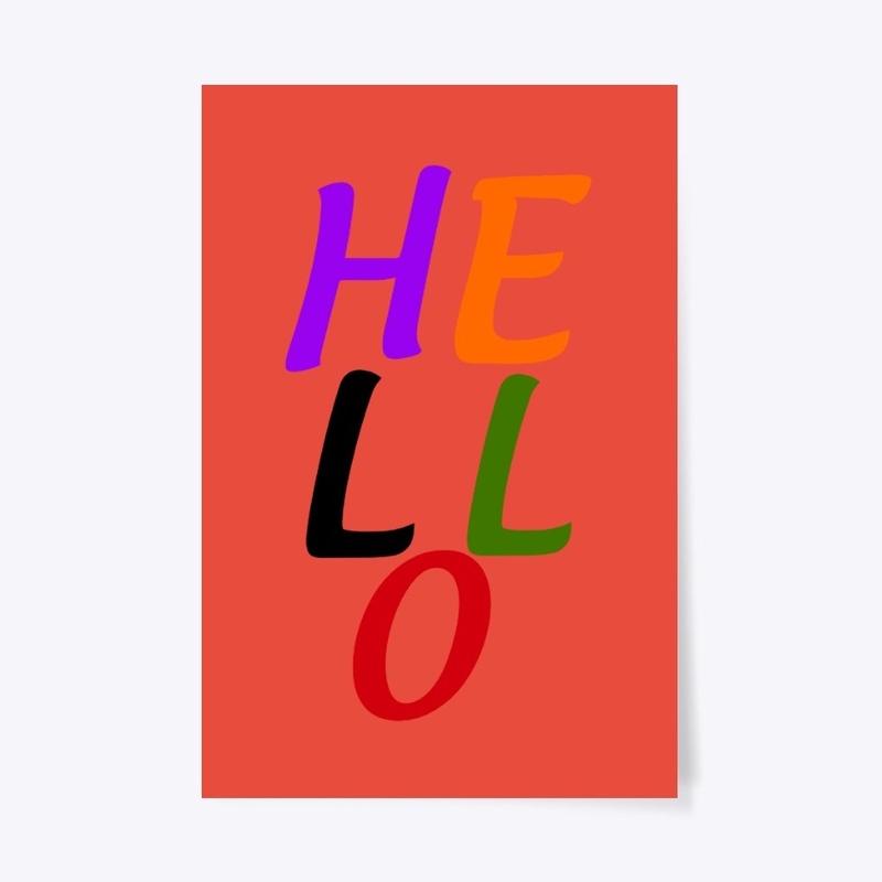 Hello poster
