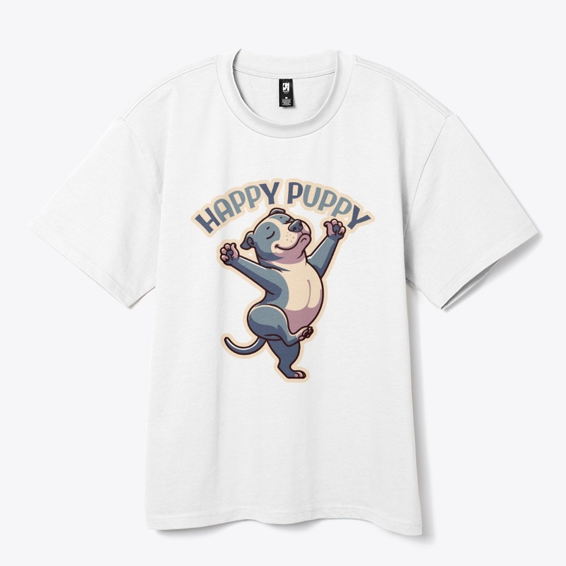 happy puppy - pitbull dance