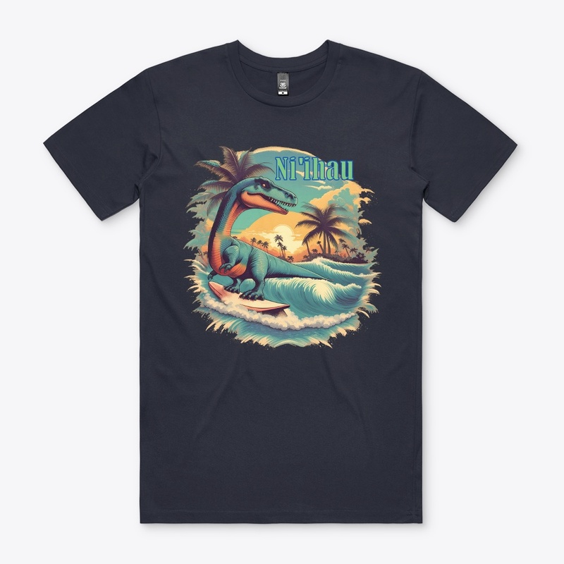 Surfing Dino Ni'ihau