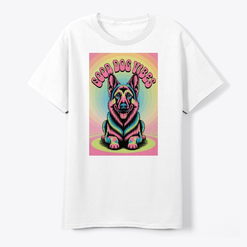  Psychedelic 60s Pup T-Shirt