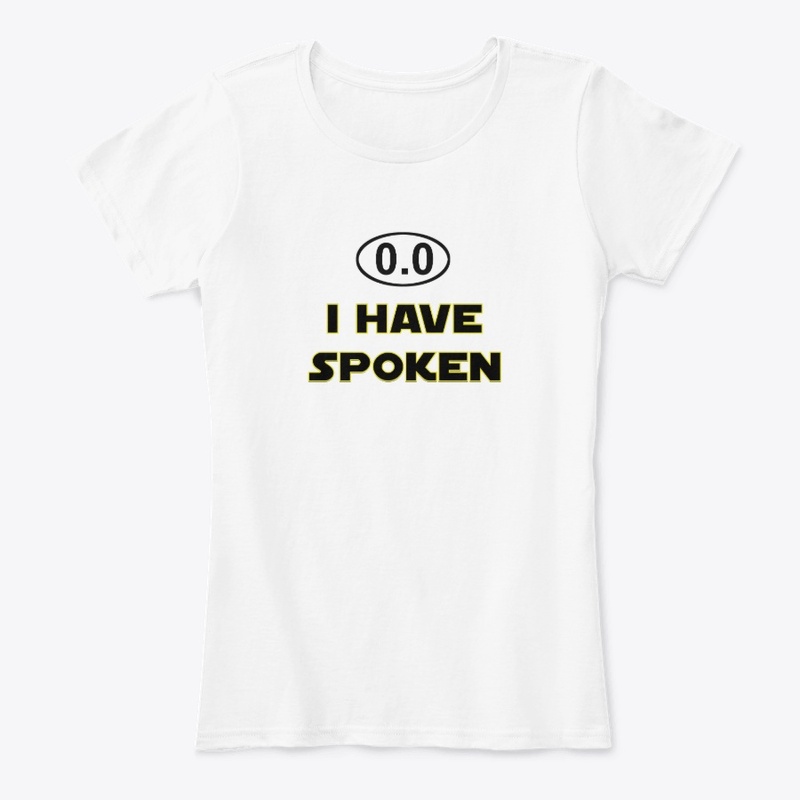 0.0 I Have Spoken, I don't Run