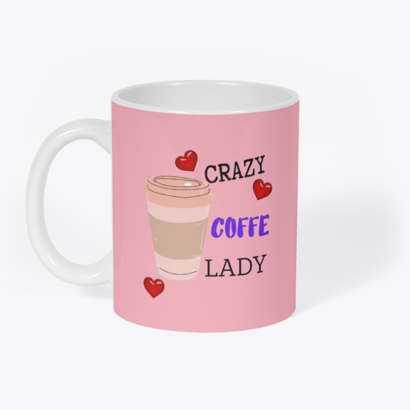 Crazy coffe lady
