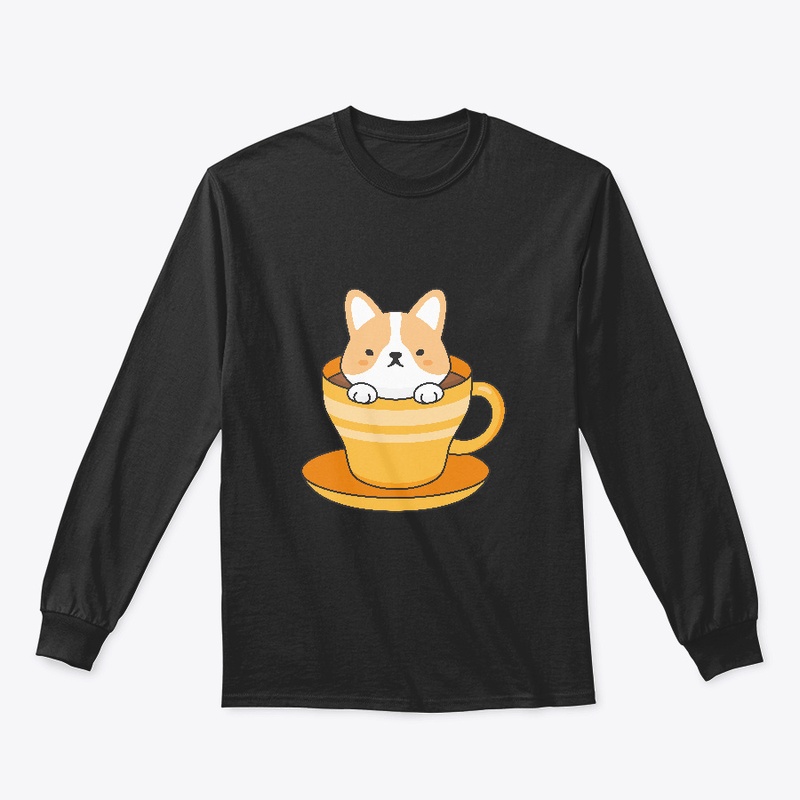 Corgi Teacup Kawaii