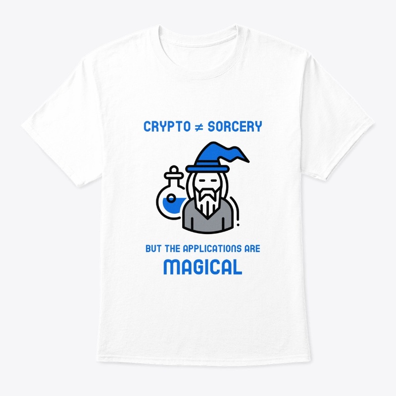 Crypto is not sorcery but magical (blue)