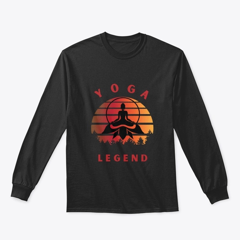 Yoga Legend Retro Vintage Design