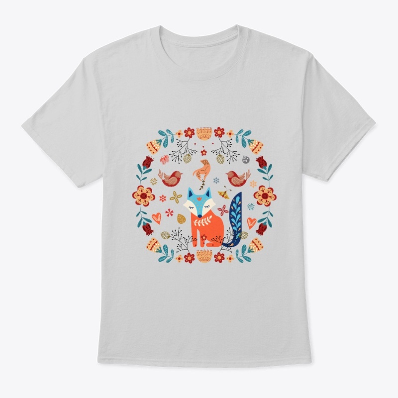 Nordic folk fox in nature