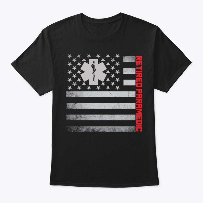 Retired Paramedic US Flag Mask