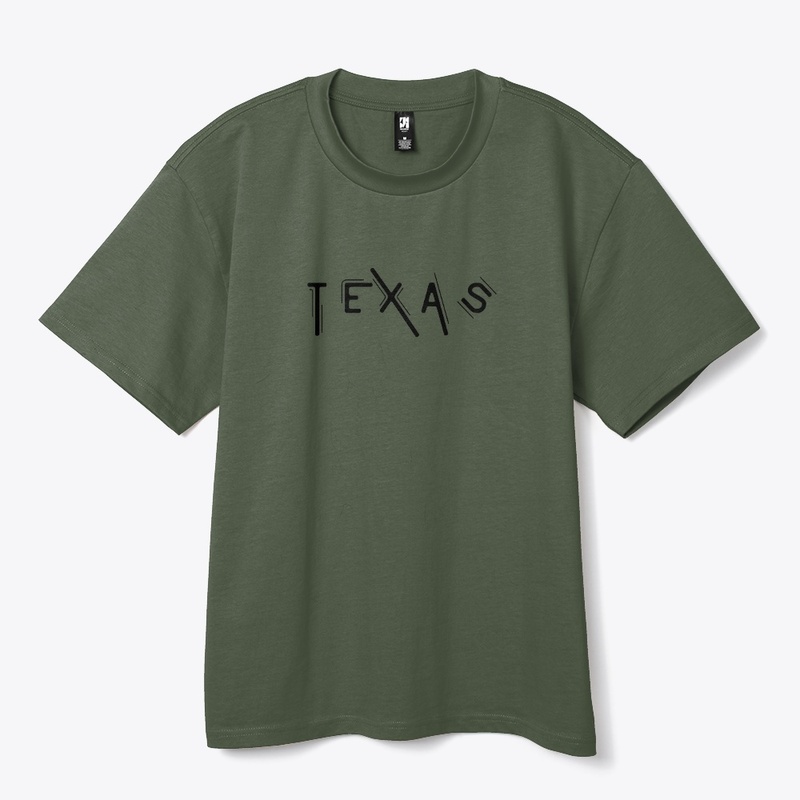 TEXAS  Retro Minimalist Printed Tees 