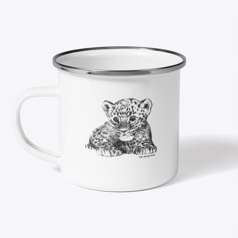 Cub of Persian leopard