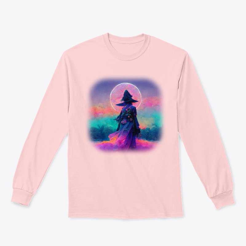 Vaporwave witch