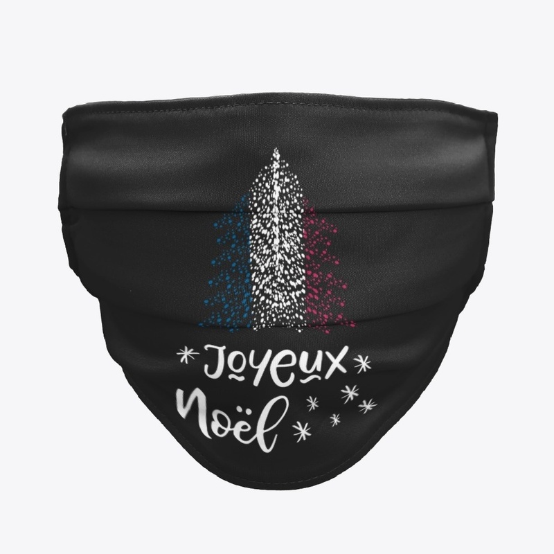 Merry Christmas with French flag