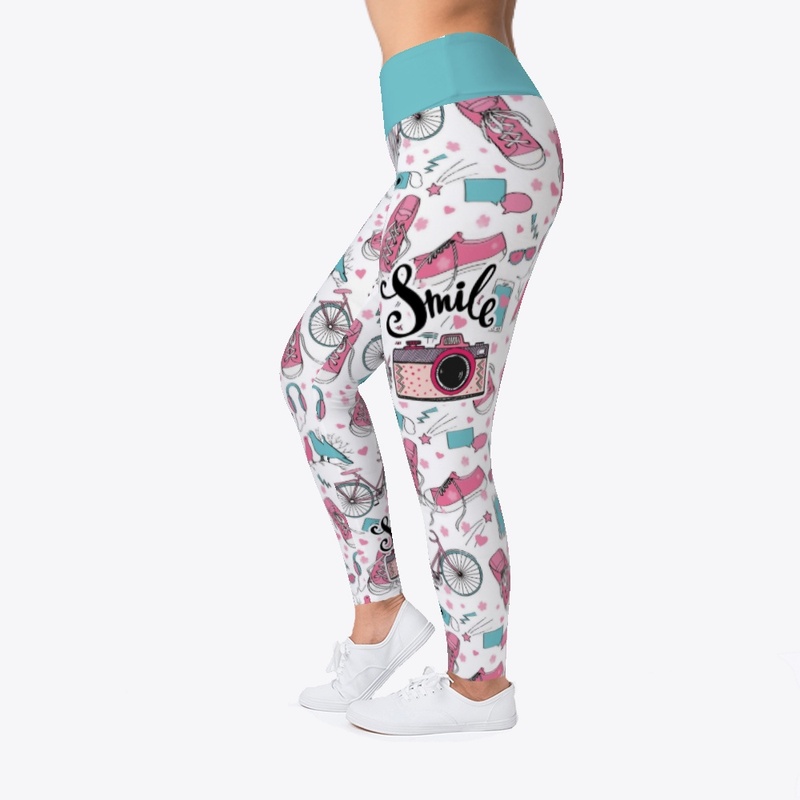 Girly Smile Colorful Leggings