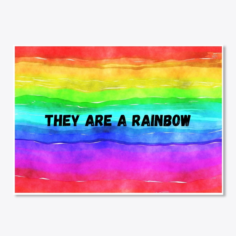 They Are a Rainbow Sticker