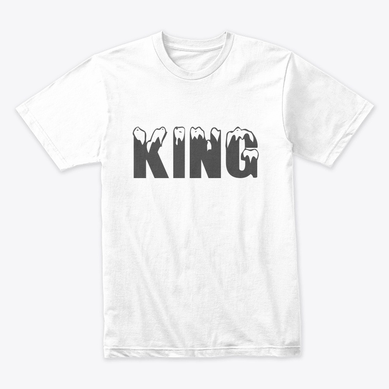King T shirt|text t shirts|custom text 