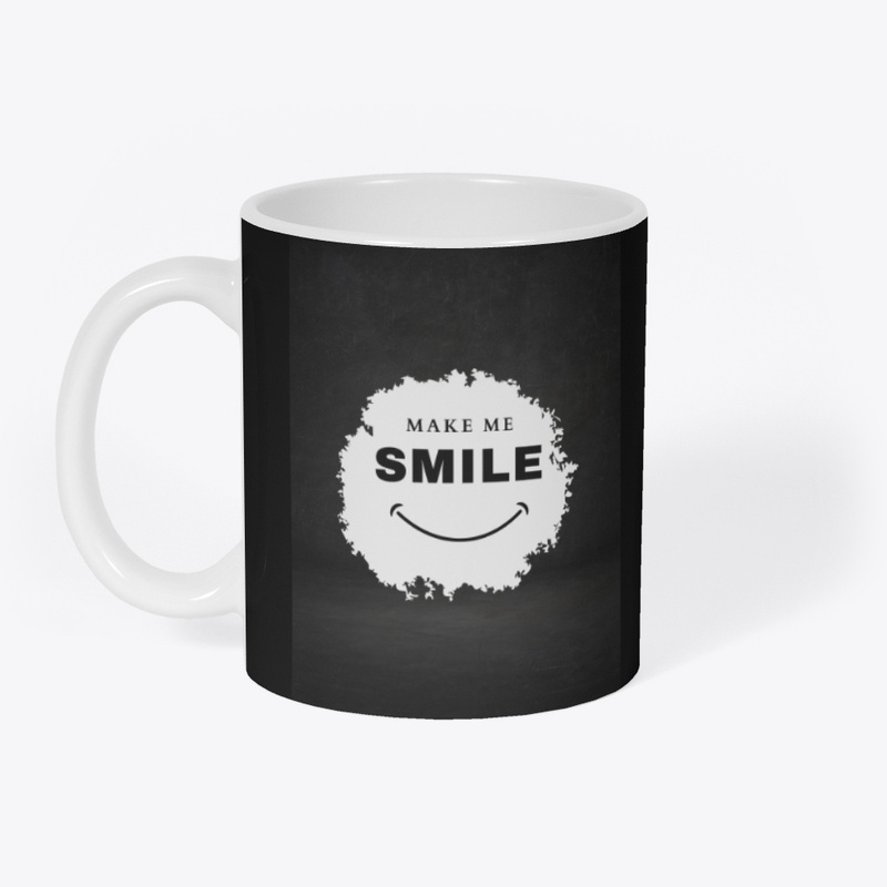 White Simple Make Me Smile T Shirt
