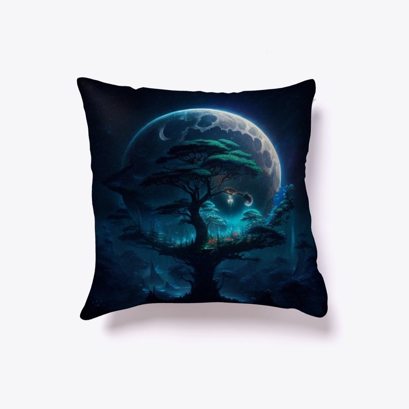 Planet and tree