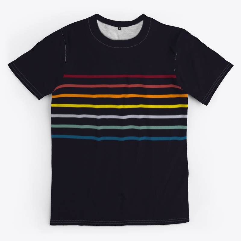 Nagamasa Abstract ColorfulRetro Stripes