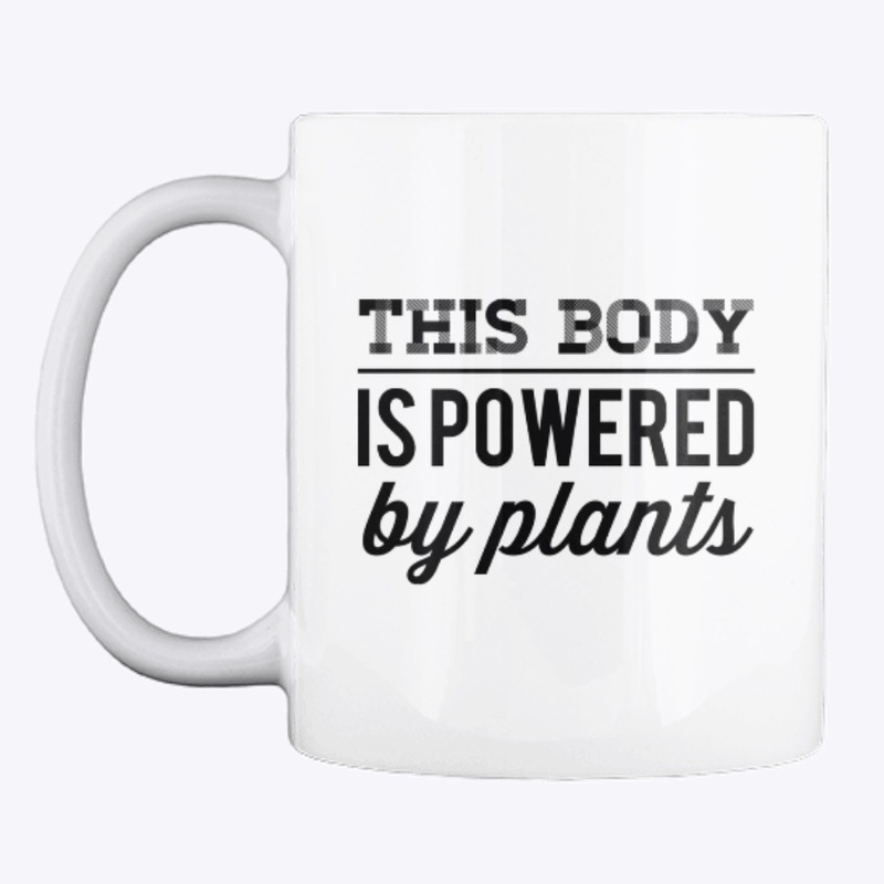 Powered by Plants shirt, Vegan Shirt