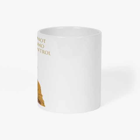 "God Is In Control" Mug 8 White Camiseta Right